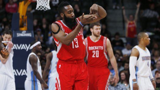 Harden lidera a los Rockets en triunfo sobre los Nuggets
