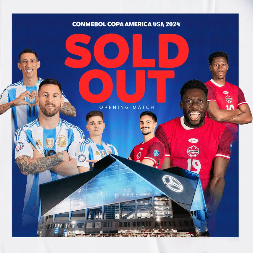 Copa América 2024: Sold out para el choque inaugural entre Argentina y Canadá