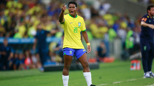 Endrick con Brasil jugará en el Estadio Santiago Bernabéu