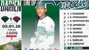 Béisbol Juvenil 2026: Line Up de Darién ante Panamá Metro en jornada 3