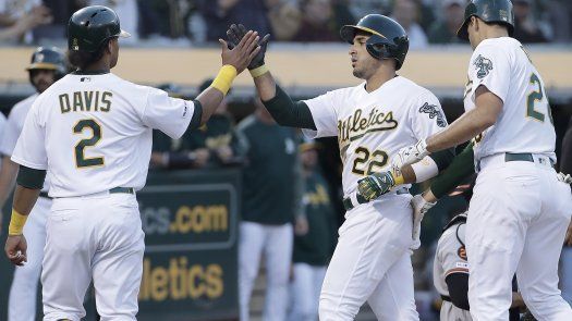 Atléticos descargan 6 jonrones y vapulean a Orioles