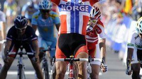 Hushovd gana la prueba en mundial de ciclismo en ruta