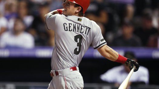 Gennett batea 5 hits y Rojos superan a Rockies