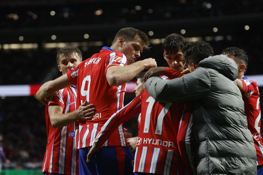 El Atlético de Madrid venció al Valladolid en la Jornada 31