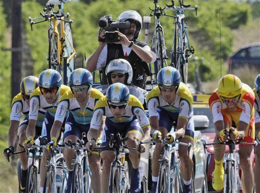 Armstrong a un segundo del lí­der en Tour de Francia