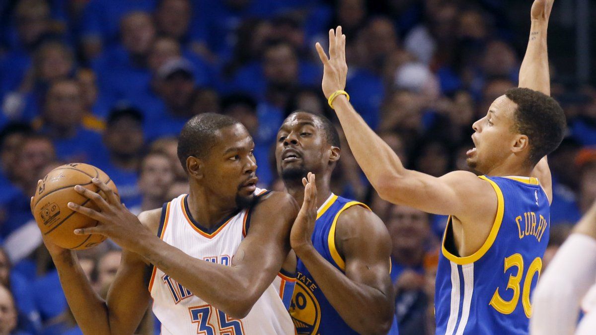Durant lidera soberana paliza del Thunder ante Warriors