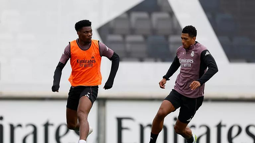 Aurélien Tchouaméni entrena con el Real Madrid después de incidente con Valverde