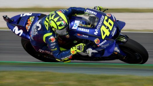 Rossi domina la primera tanda de entrenamientos libres en GP de Cataluña