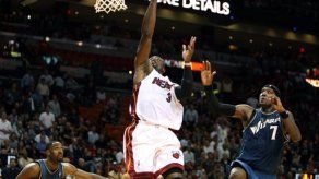 Sermón de Wade impulsa triunfo del Heat sobre Wizards
