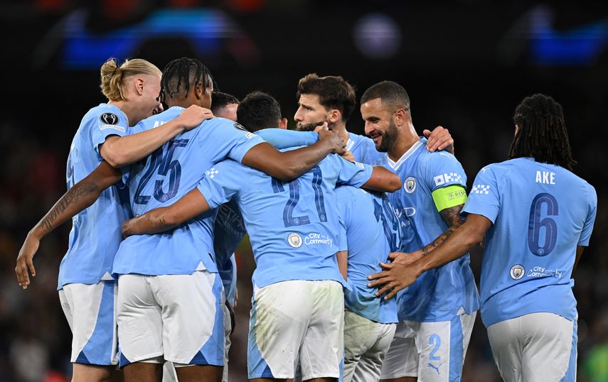 Champions League: Manchester City triunfa vs Estrella Roja
