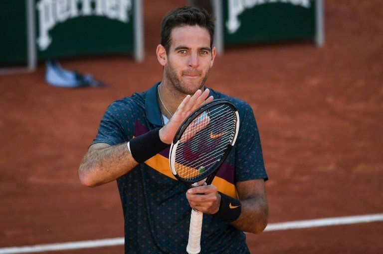 Del Potro pasa a octavos con paso firme y sin problemas de rodilla