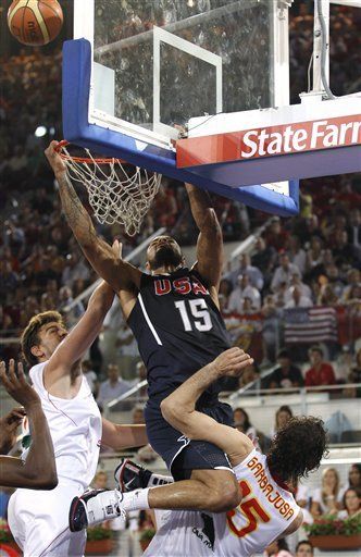 EEUU vence 86-85 a España en partido amistoso