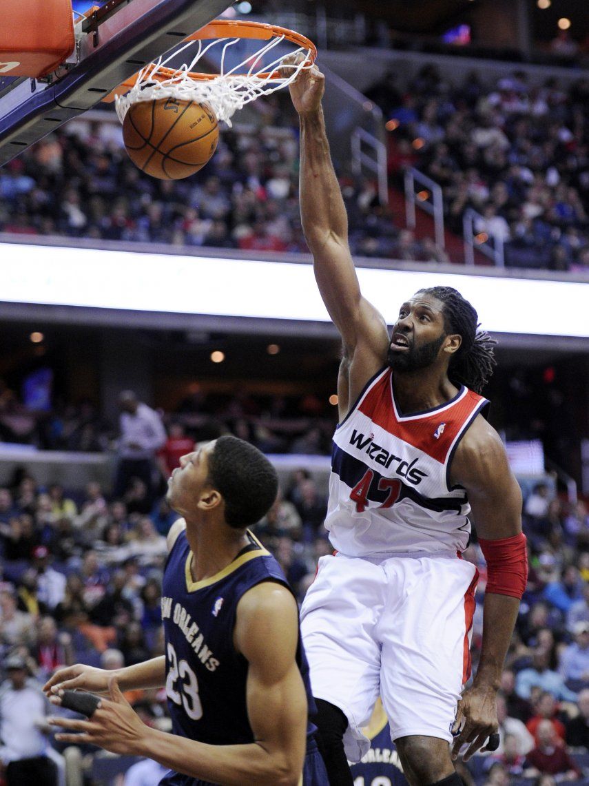 Nené y Wizards derrotan 94-93 a Pelicans en la NBA