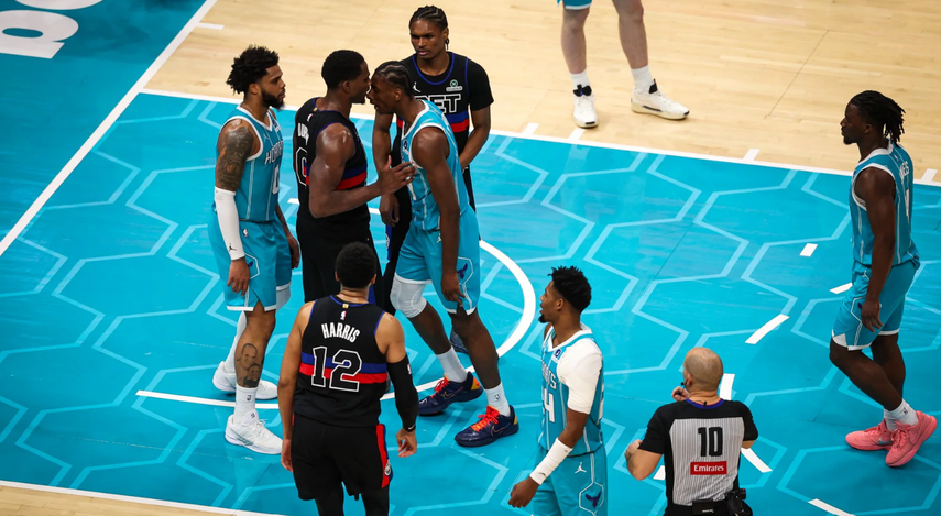 NBA: Enfrentamiento entre Pistons y Hornets termina con 4 expulsados