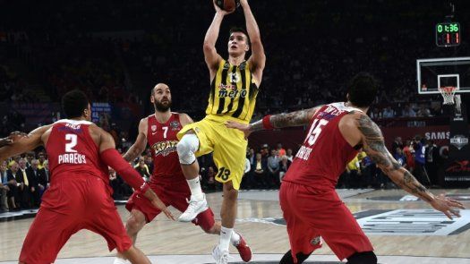 Fenerbahçe, campeón de Europa de básquet al vencer en la final a Olympiakos 80-64