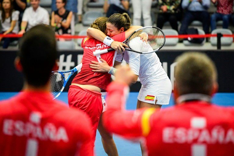 España gana 3-2 en Bélgica y asciende al Grupo Mundial de Fed Cup