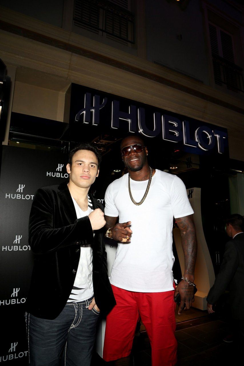 Preparativos antes de la pelea del siglo