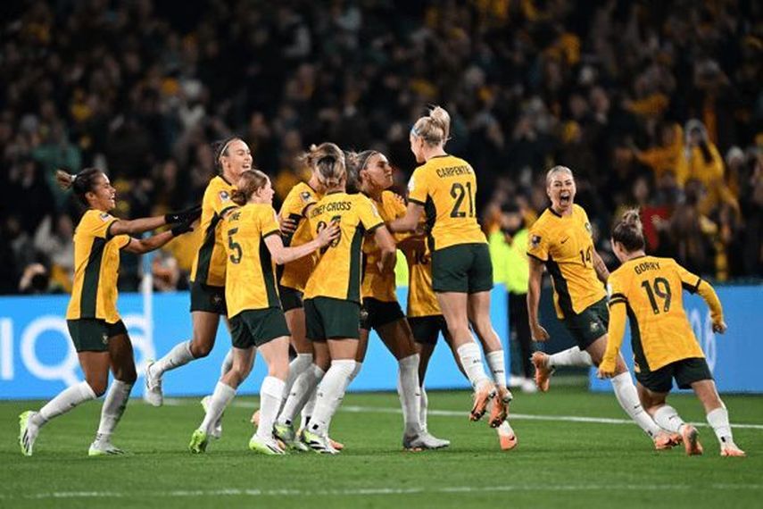 &nbsp;Mundial Femenino 2023: Australia celebra anotación