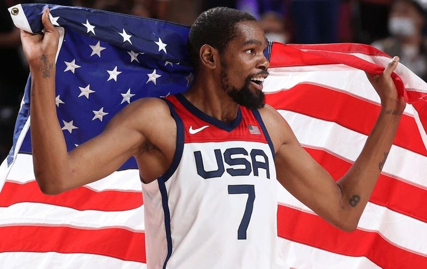 Kevin Durant confirma participación con USA en París 2024