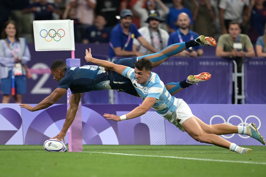 París 2024: Francia elimina a Argentina en cuartos de final del rugby 7