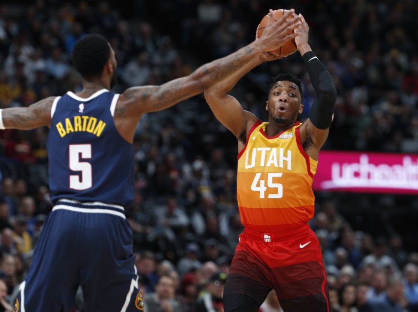 El Jazz de Utah derrota 111-104 a los Nuggets de Denver