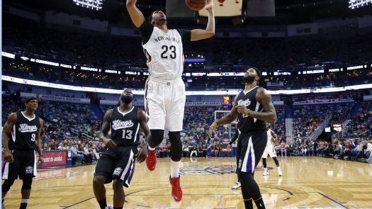 Davis anota 31 y Pelicans remontan para vencer a Kings