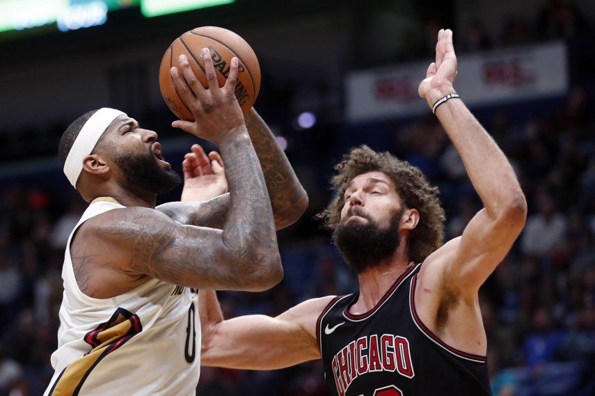 Con ‘triple doble’ de Cousins, Pelicans vencen a Bulls