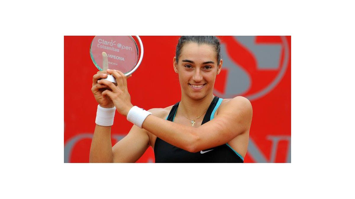La francesa Caroline Garcia consigue en Bogotá su primer título de la WTA