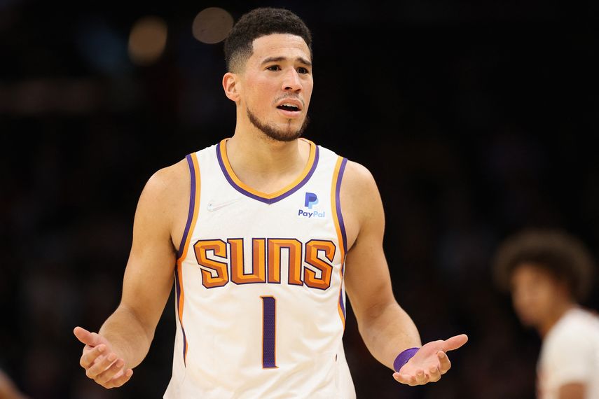 NBA: Devin Booker queda fuera con Phoenix Suns por lesión&nbsp;