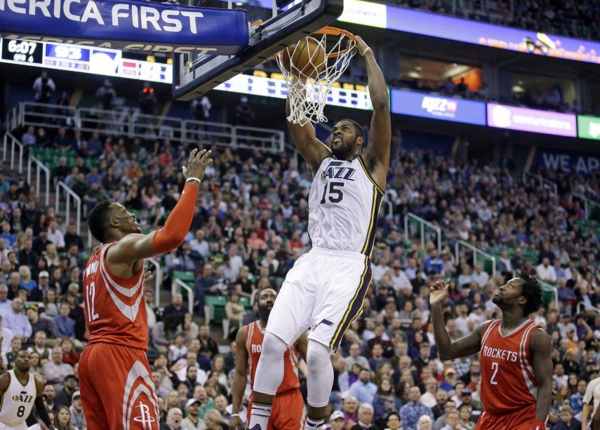 Hayward anota 28 y el Jazz vence a Rockets en prórroga