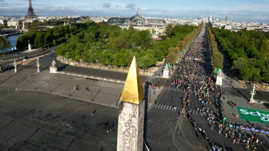 Un dispositivo de seguridad muy reforzado para el maratón de París