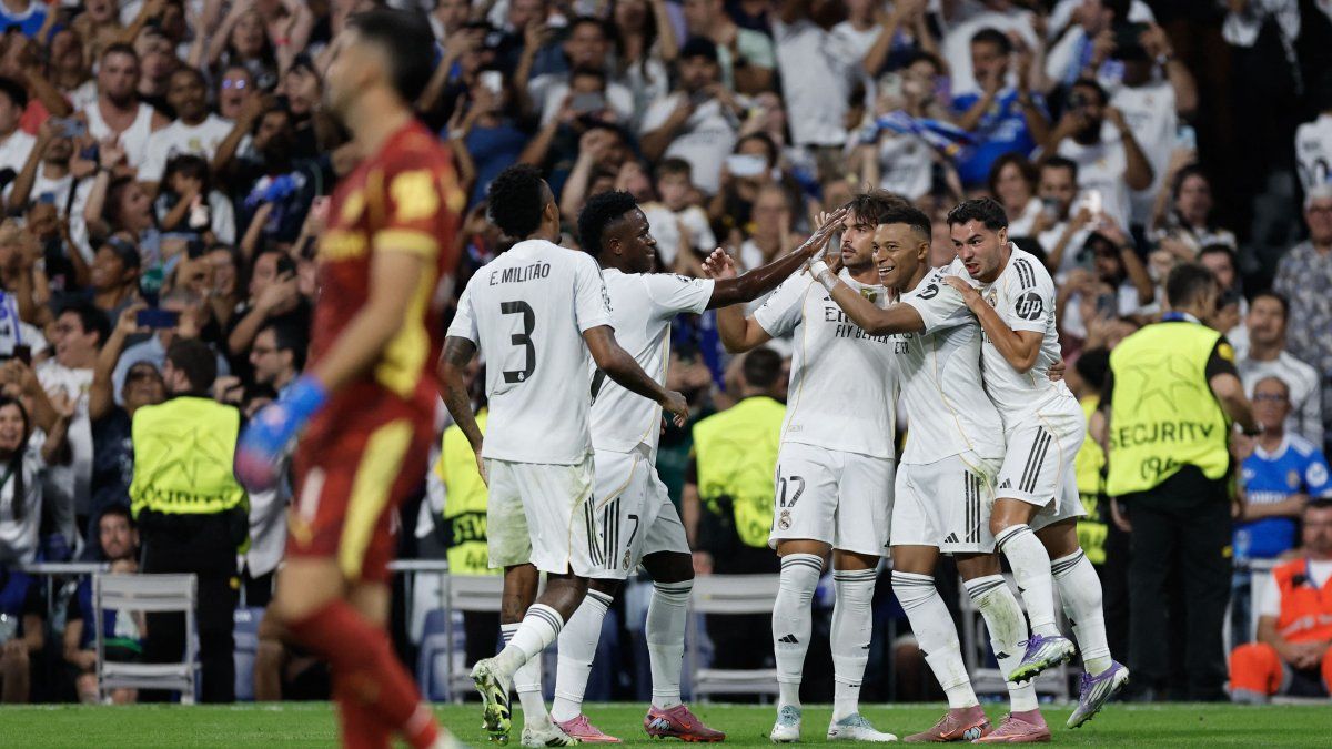 Champions League: Real Madrid remonta al Marsella con doblete de Mbappé