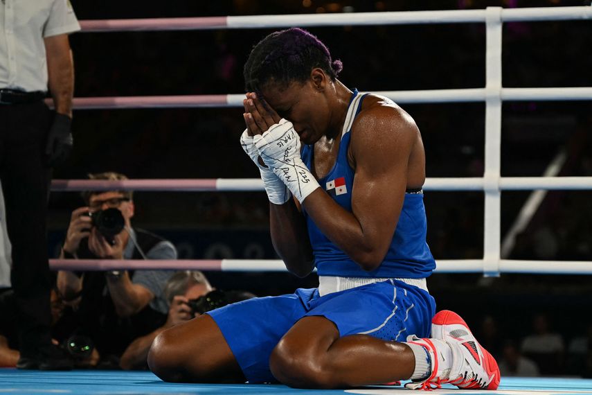 París 2024: Atheyna Bylon superó a Cindy Ngamba y disputará combate por el oro