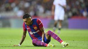 Raphinha será baja con el FC Barcelona por varias semanas