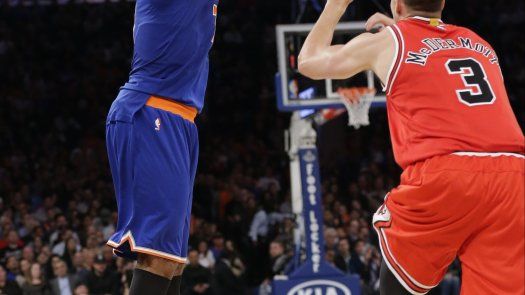 Anthony comanda nueva victoria de Knicks ante Bulls