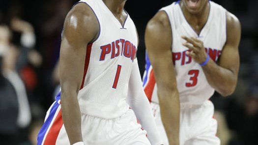 Drummond lidera victoria de Pistons ante 76ers