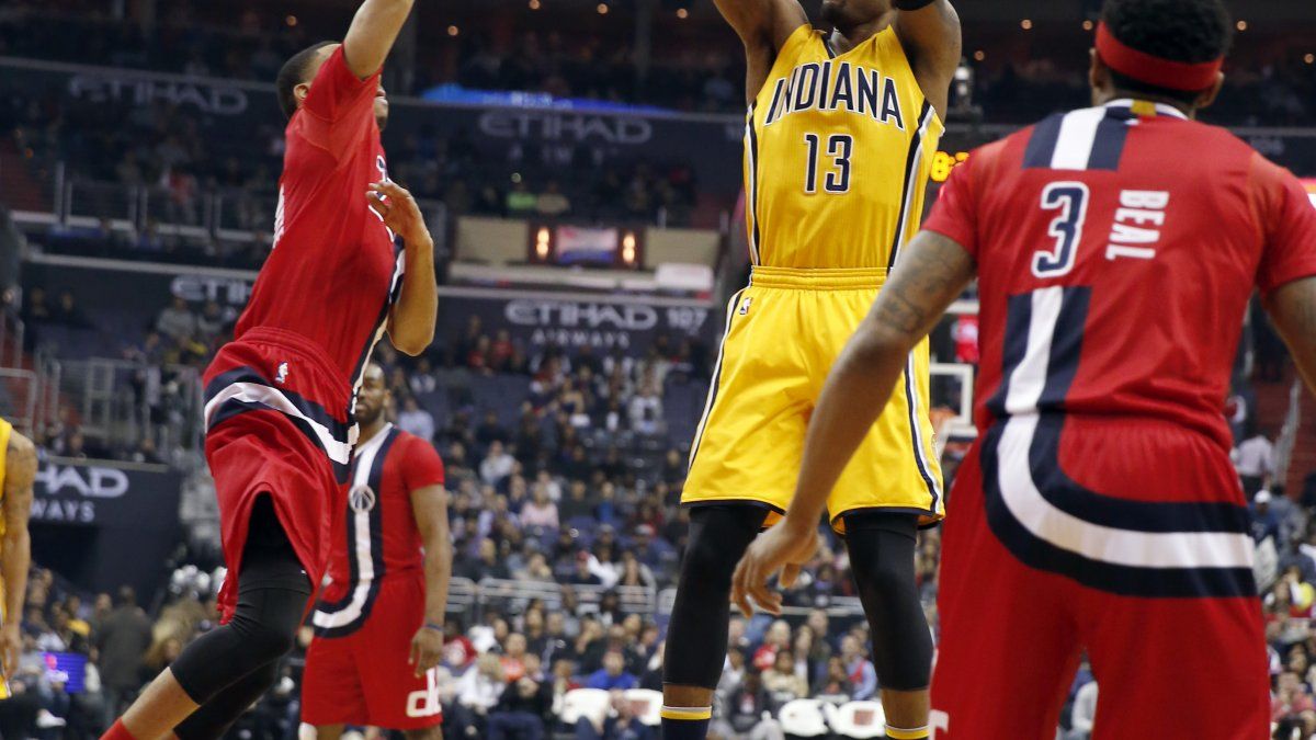 Tiros libres de George dan victoria a Pacers sobre Wizards