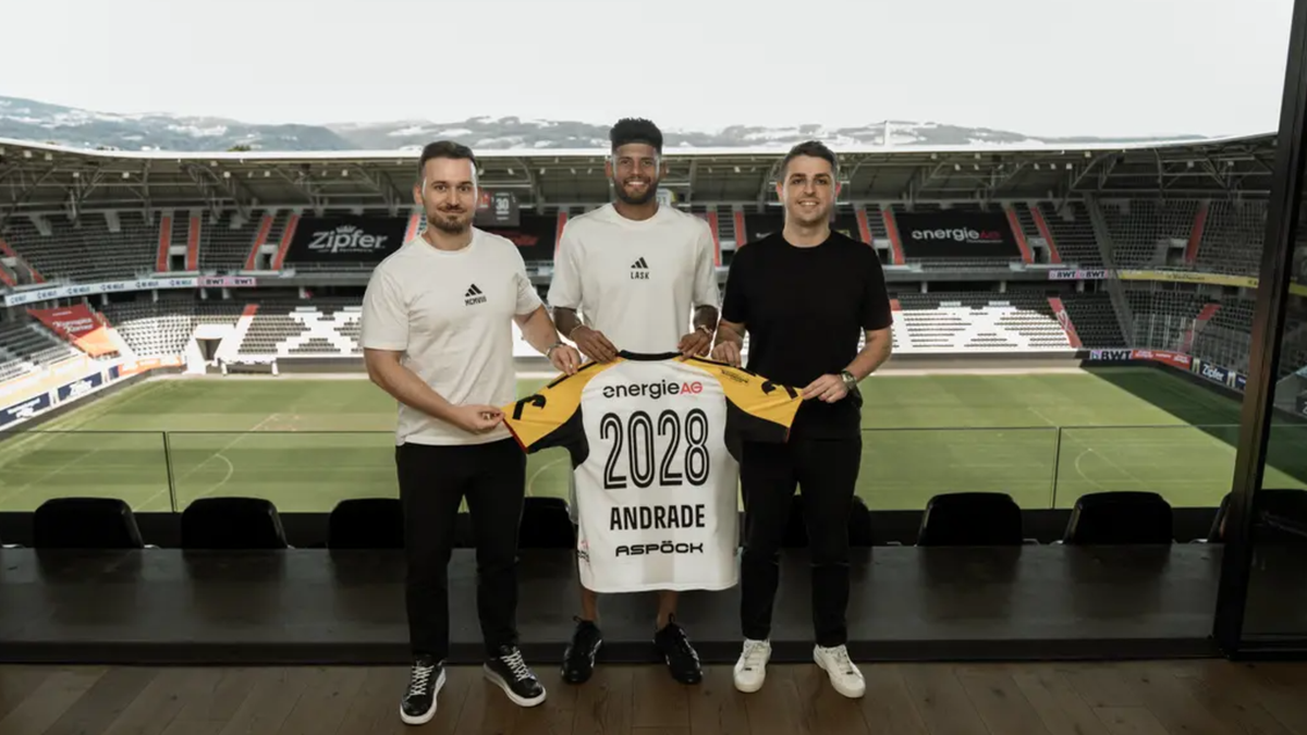 Andrés Andrade extiende contrato con el Lask Linz