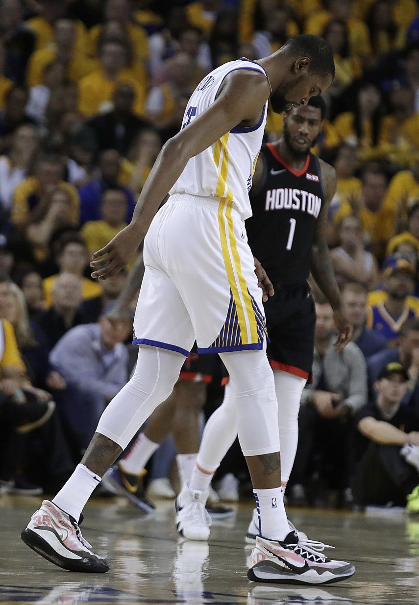 Durant se perderá 3er y 4to partido de Warriors ante Blazers