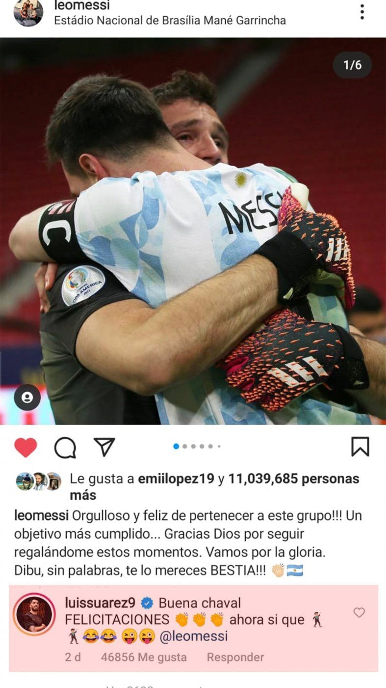 Copa América - Lionel Messi y Luis Suarez