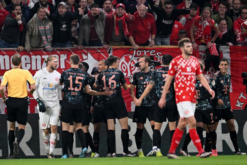 Copa de Alemania: Bayern Múnich goleó al Mainz y avanza a octavos