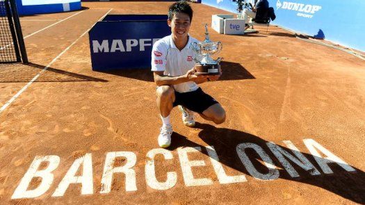 Nishikori vence a Giraldo en la final de Barcelona