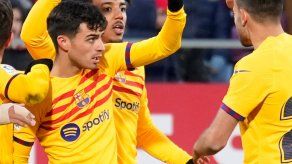 Pedri abrió el marcador para el Barcelona.