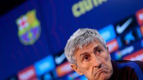 Setién considera que en el Barça están contentos con su trabajo