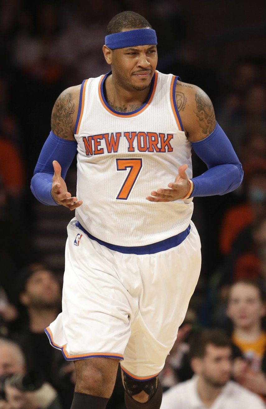 Anthony anota 31 puntos en paliza de Knicks a Lakers