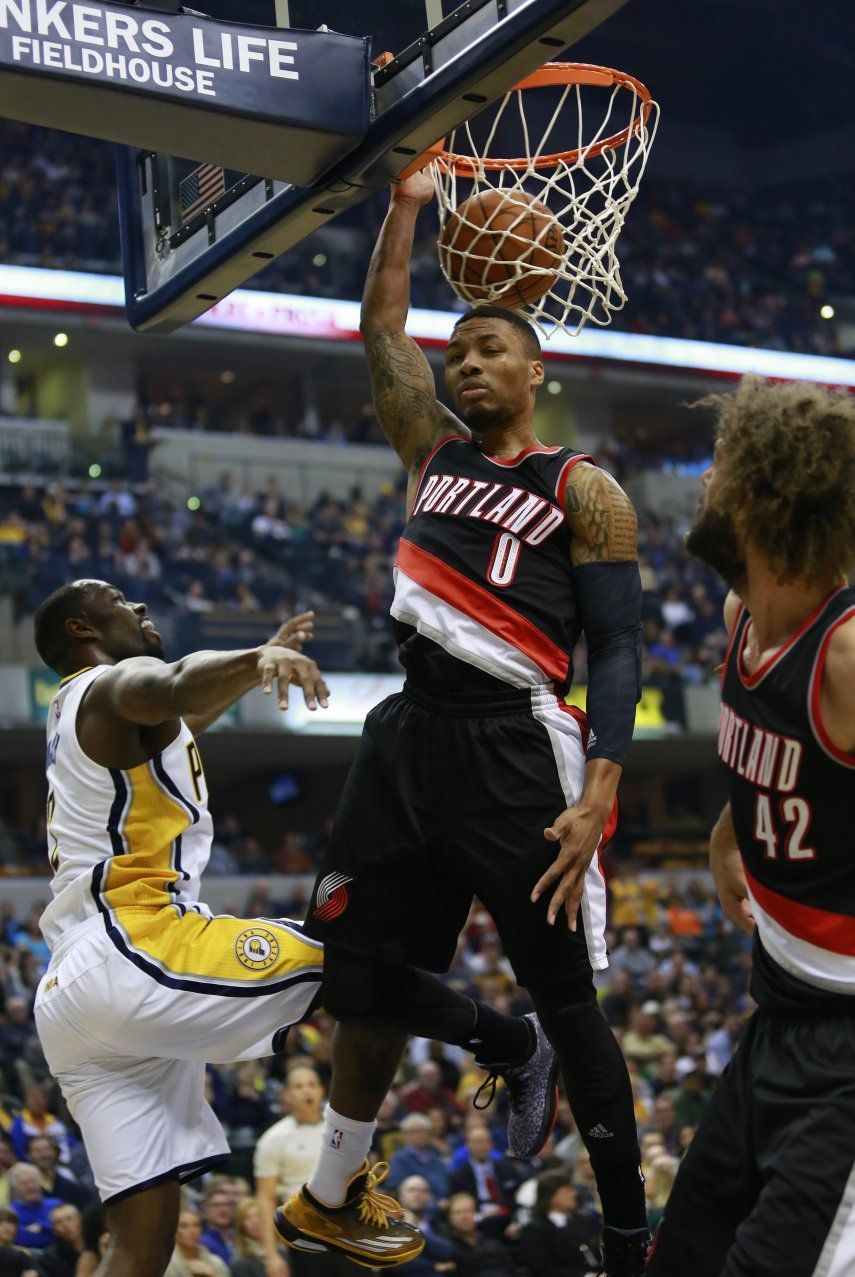 Portland saca triunfo en gira ante Indiana