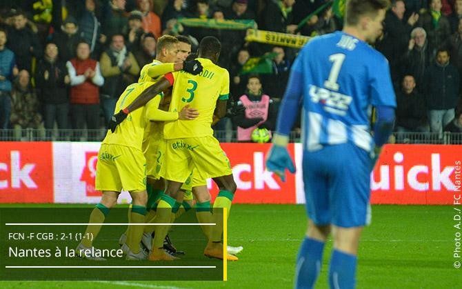 Nantes derrota 2-1 a Burdeos