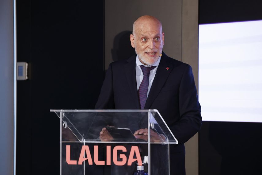 Javier Tebas al Real Madrid: Un error arbitral no demuestra una conspiración