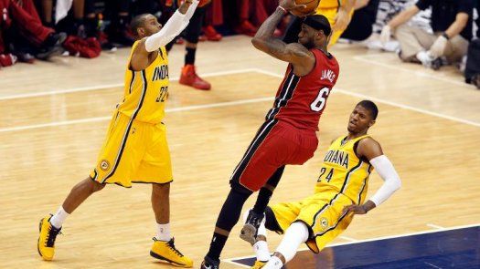 Indiana abre con victoria ante Miami final de la Conferencia Este de la NBA