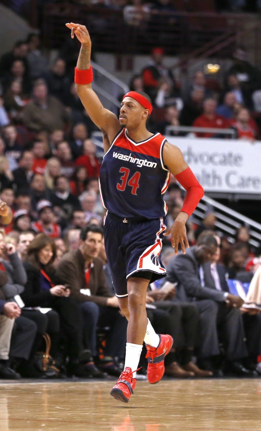 Con 22 tantos de Pierce, Wizards superan a Bulls